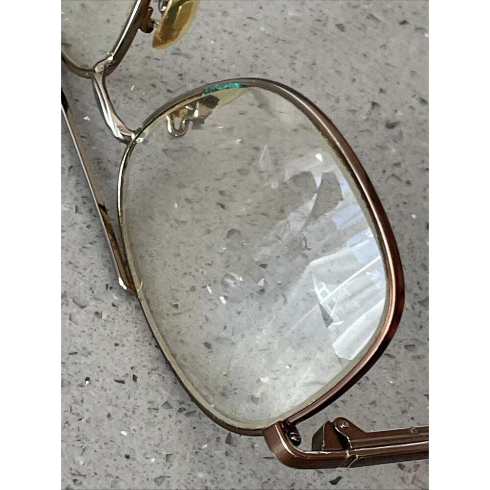 Vintage Rembrand Bronze 145 Eyeglasses Frames ONLY Japan Aviator Oversized